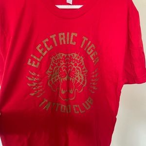 Electric Tiger tattoo shirt San Diego CA